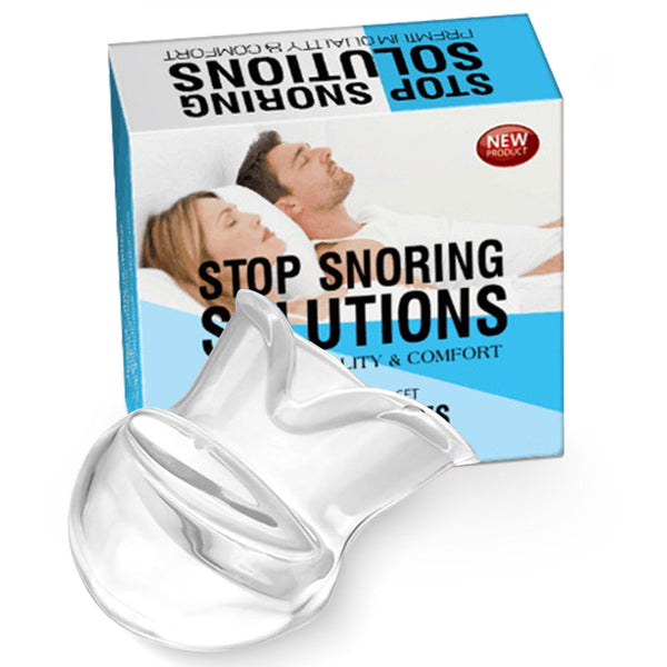 Anti-Snoring Tongue Sleeve Silicone Device Sleep Respirator Apparatus