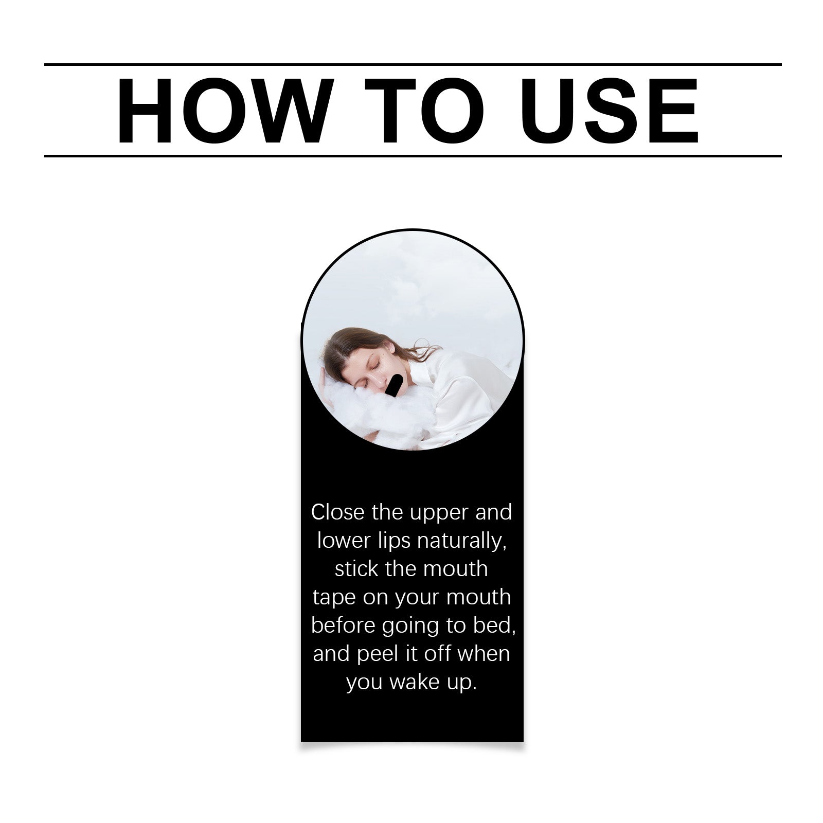 Anti-Snoring Sleep Tape Comfortable Breathable Mouth Strip Stop Snoring