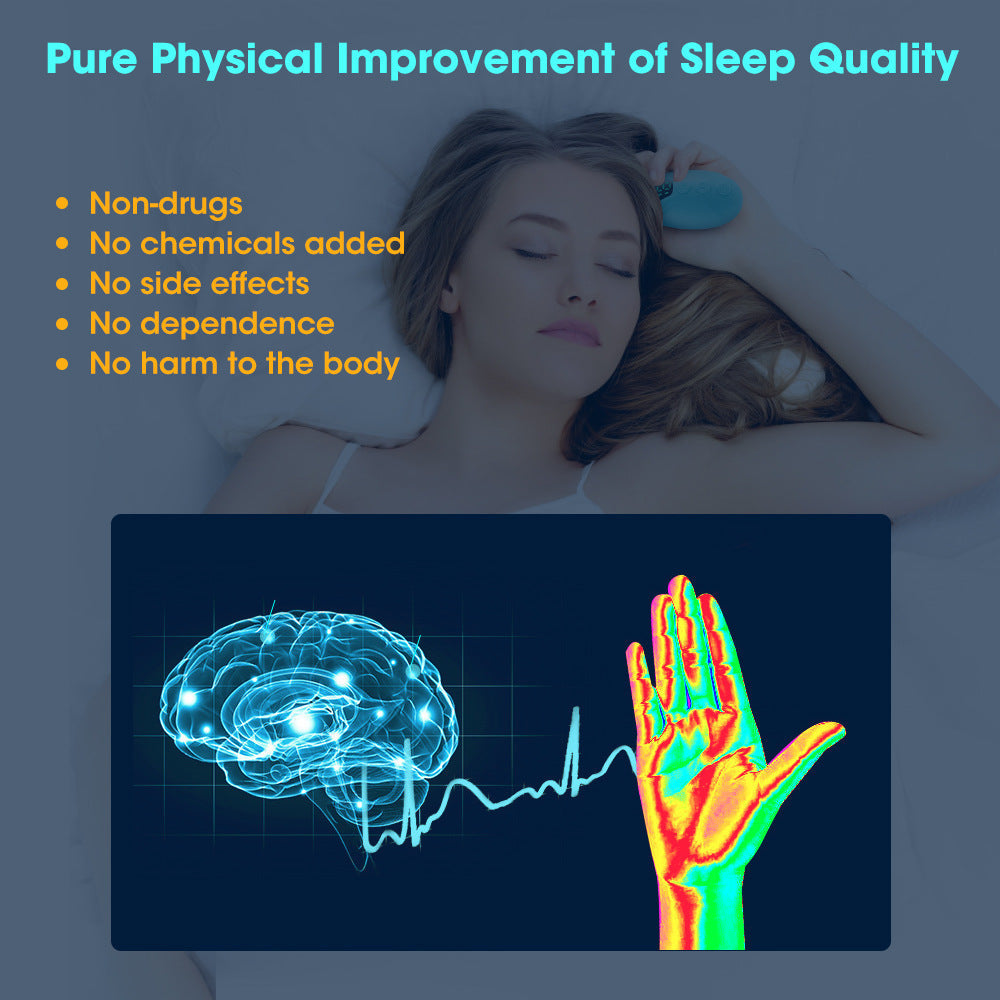 Pulse Massage Hypnosis Sleep Aid Insomnia Relief Device Adults Kids