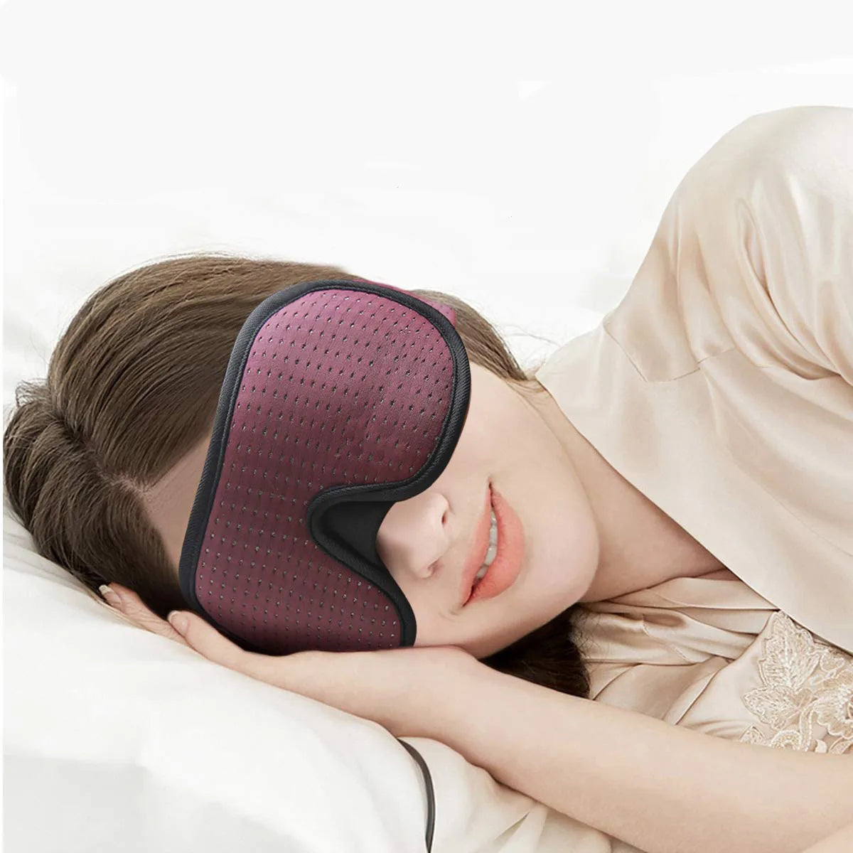 3D Sleeping Mask Soft Padded Eye Shade Sleep Aid