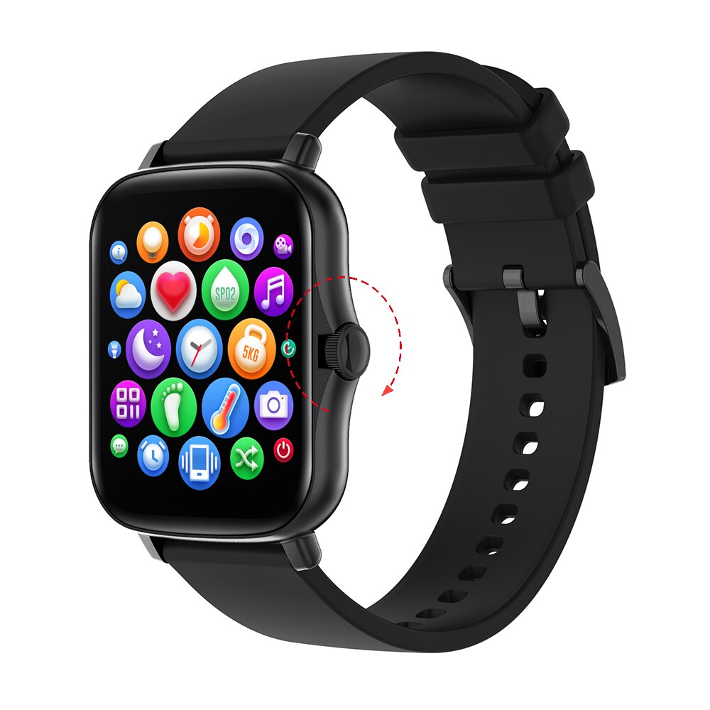 IP67 Waterproof Smart Watch Men Women 1.7" Fitness Tracker
