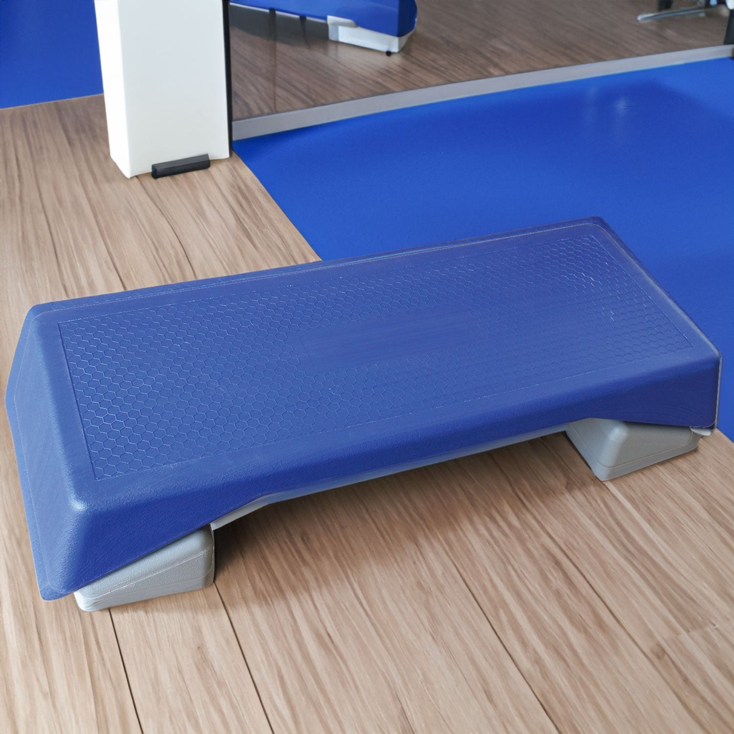 Adjustable Blue Aerobics Step Platform Trainer