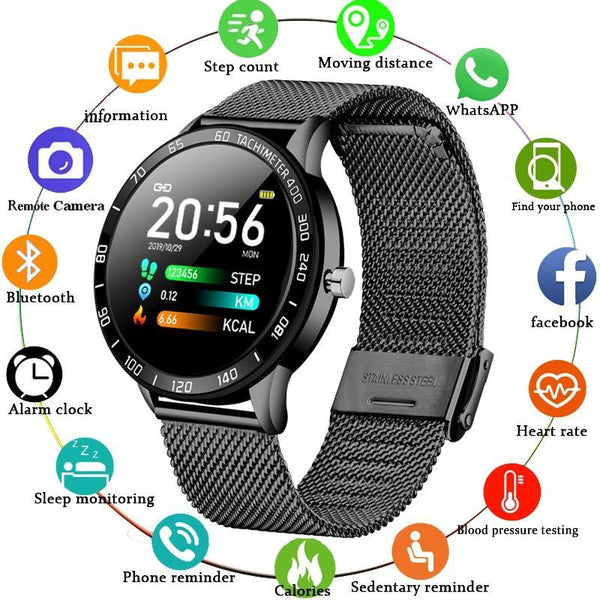 Modern Luxury LED Smartwatch Fitness Tracker