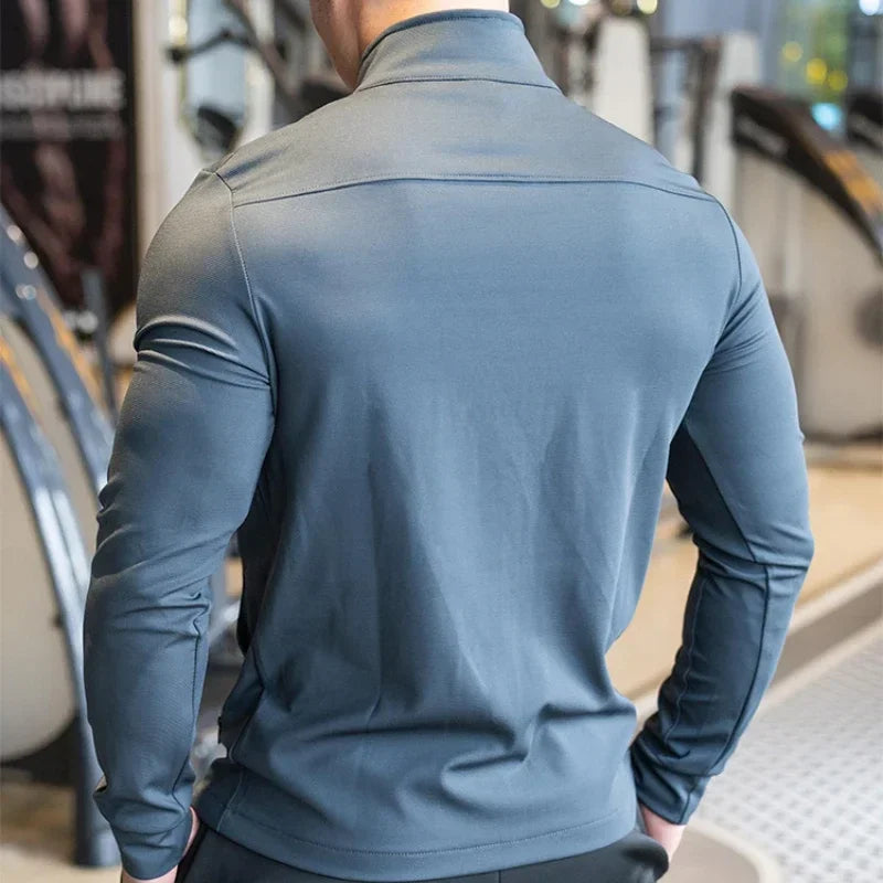 Men's High-Quality Zipped Sport Jacket | Gym, Running & Outdoor Training